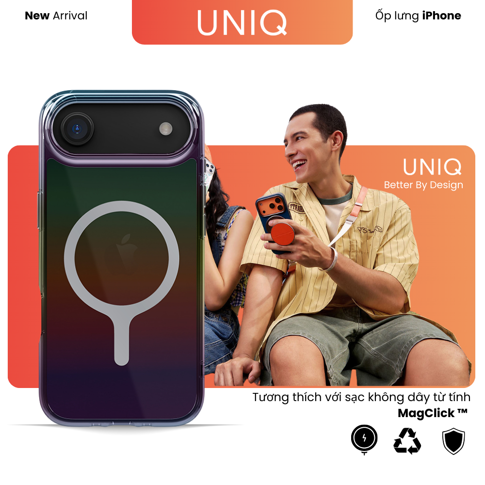 Ốp lưng Iphone AIR UNIQ IRIDESCIA