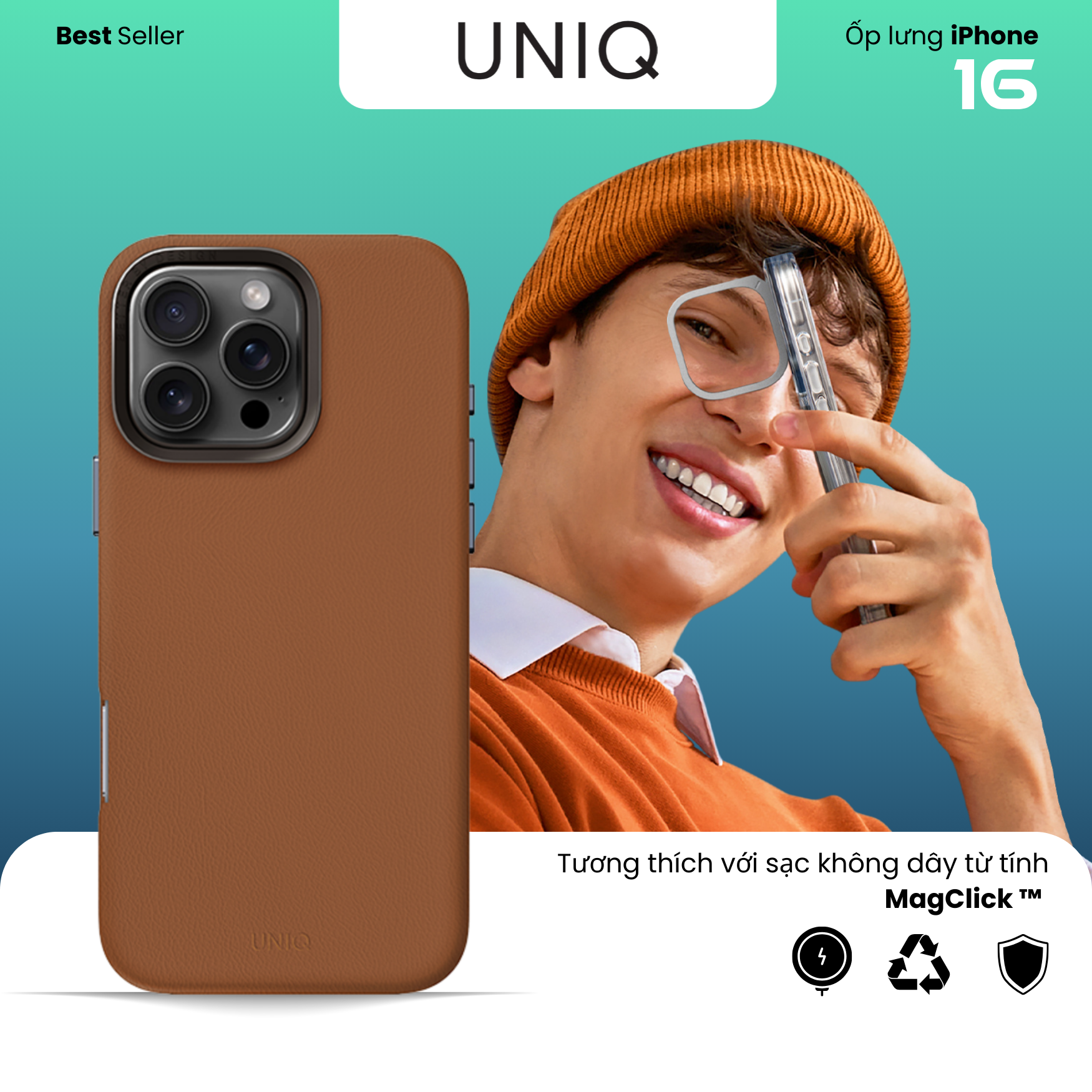 Ốp Iphone 16 Pro Max UNIQ LYDEN