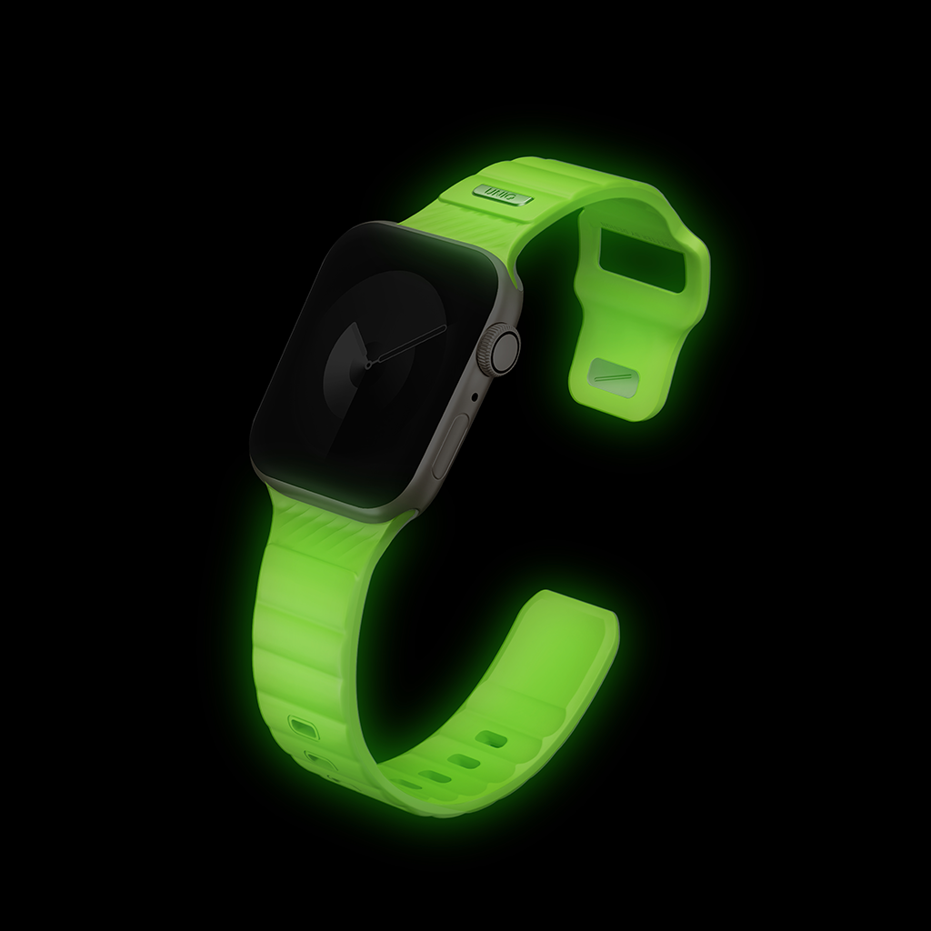 Dây đồng hồ dạ quang UNIQ STRIDE SE FKM RUBBER APPLE WATCH STRAP 42/41/40MM