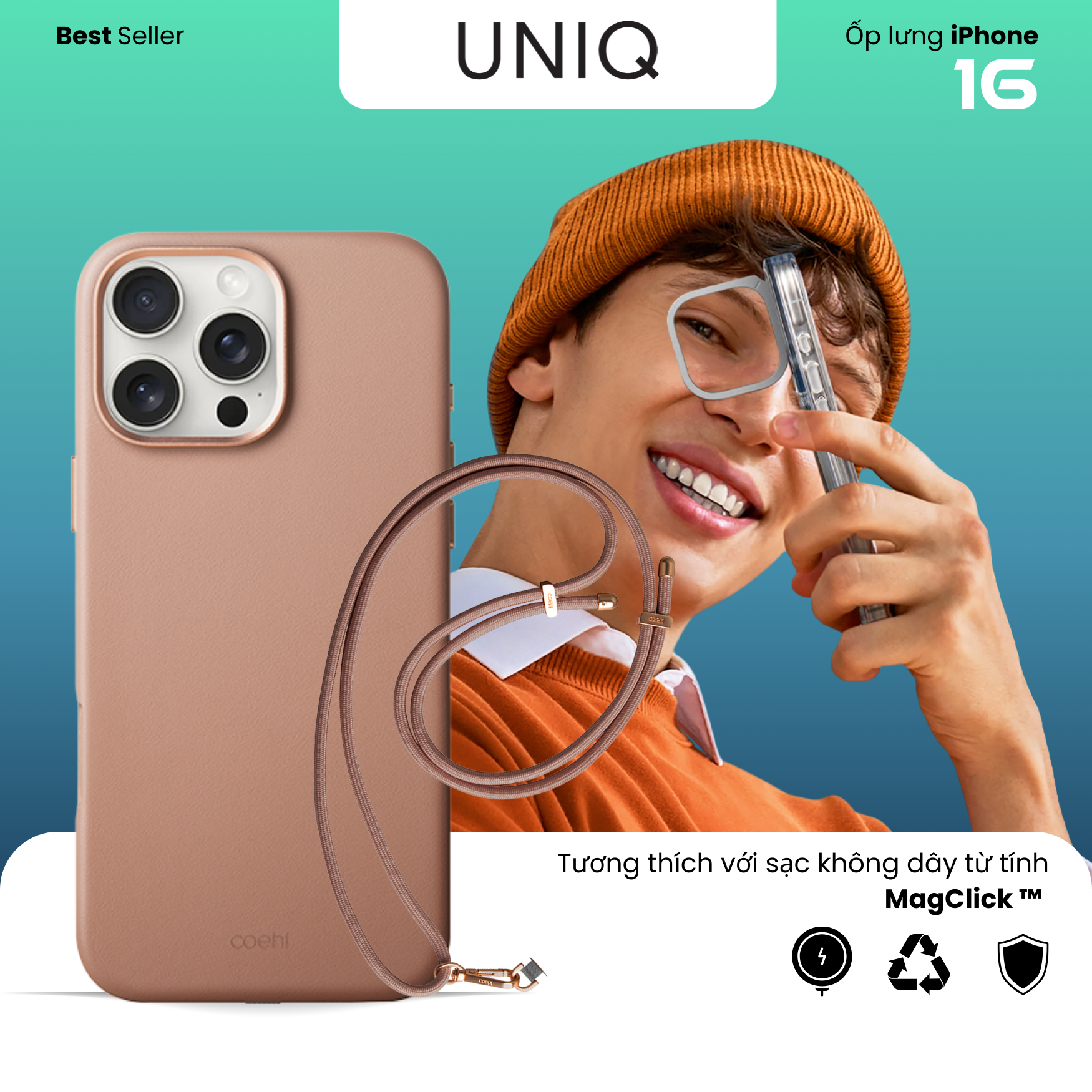 Ốp Iphone 16 Pro Max UNIQ COEHL MUSE