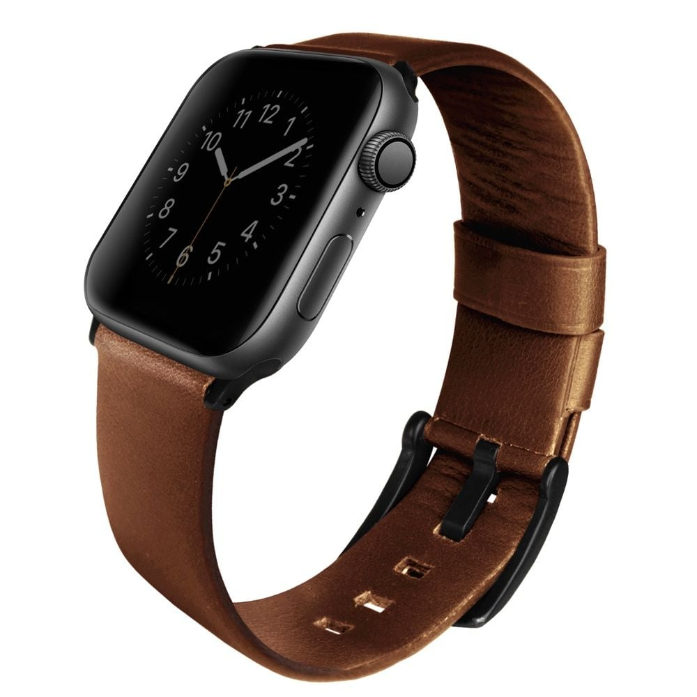 Dây Đeo Apple Watch UNIQ Mondain 4 Genuine Leather Strap 42/44/45mm