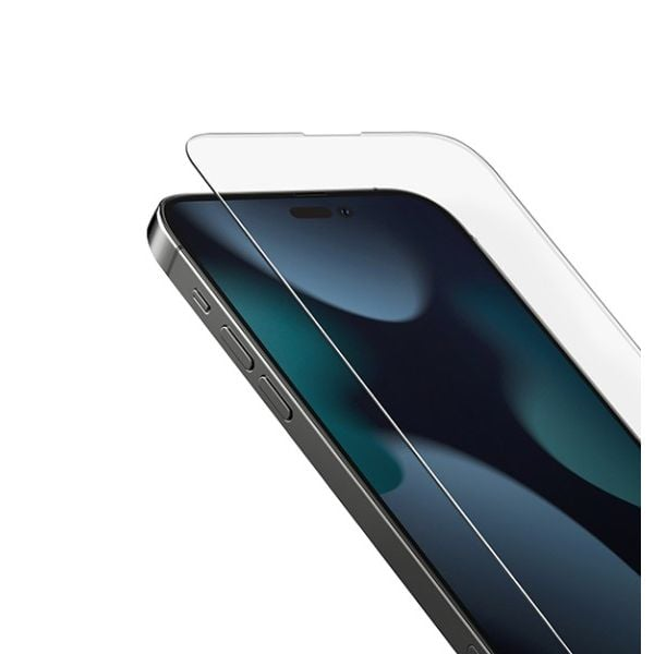Kính cường lực UNIQ OPTIX CLEAR IPHONE 15 Pro Max GLASS SCREEN PROTECTOR