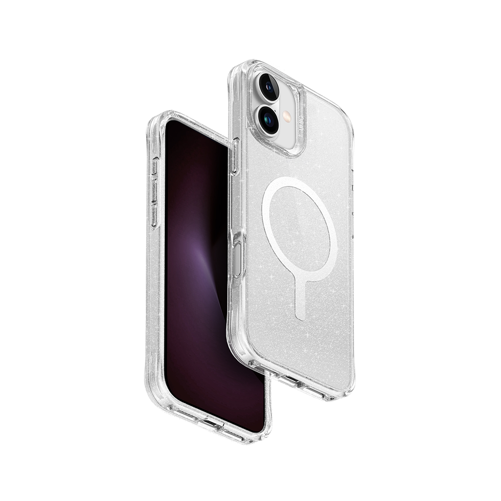 Ốp lưng iPhone 16 Plus UNIQ HYBRID MAGCLICK CHARGING LIFEPRO XTREME – TINSEL (LUCENT)