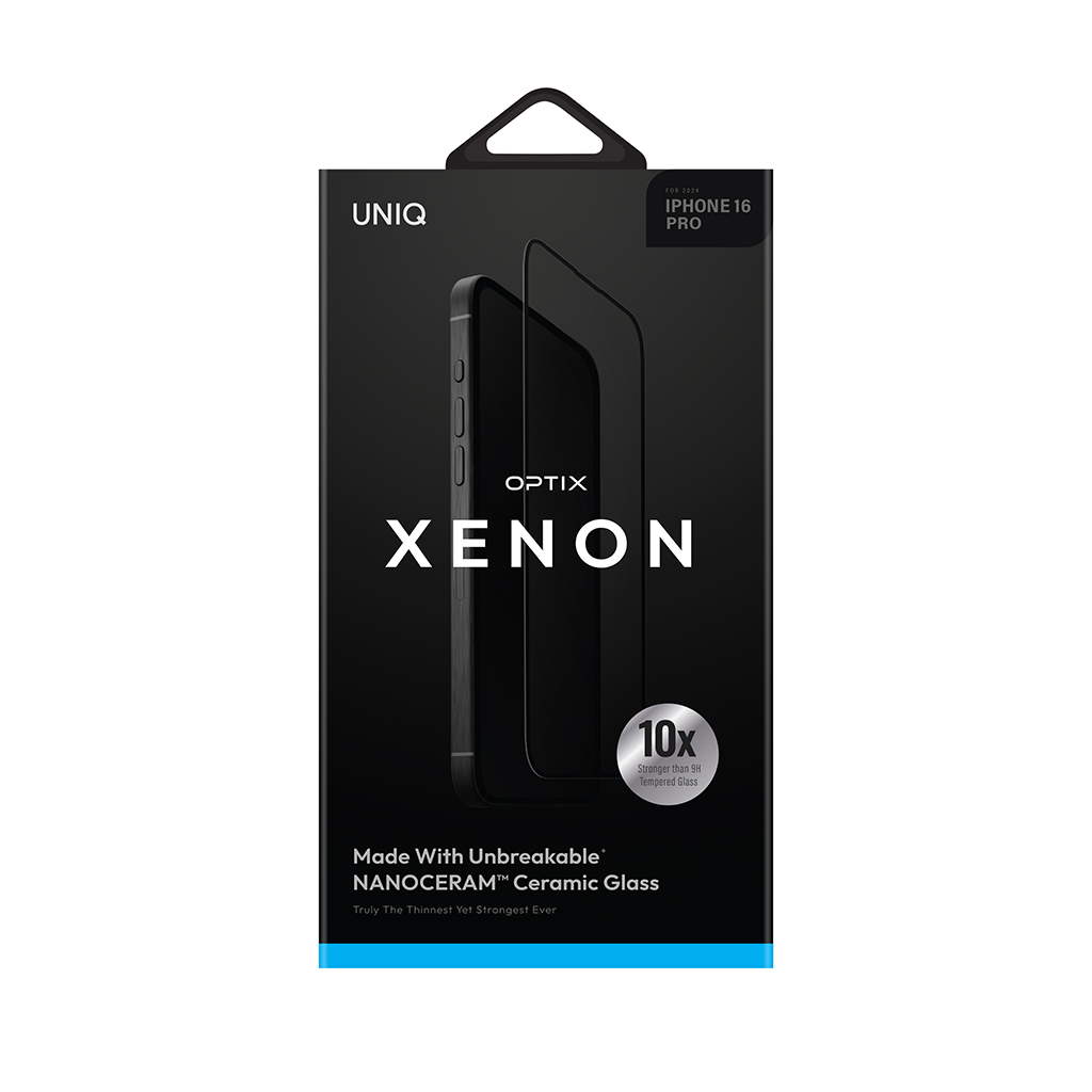 Kính cường lực gốm nano Iphone 16 Pro UNIQ OPTIX XENON
